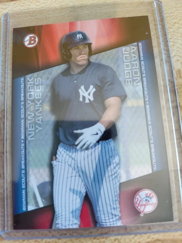 2014 Bowman Scouts Breakout Aaron Judge rookie card