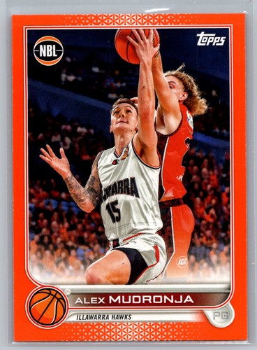 2022-23 Topps NBL #38 Alex Mudronja Orange #/25