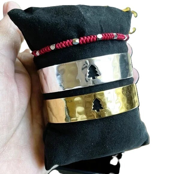 Rustic Cuff Stackable Mixable Bracelet Sets - image 1
