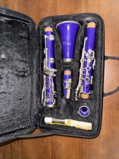 Mendini by Cecilio Clarinet Model MCT-P Purple Complete With Case Good Condition