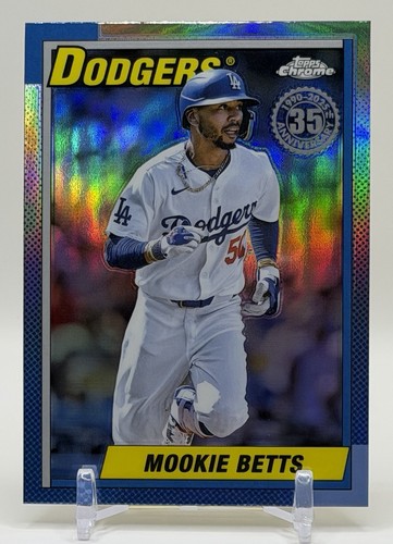 Mookie Betts #90CB-8 2025 Topps Chrome 1990 card