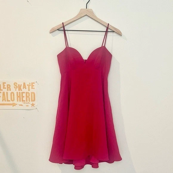 VETEMENTS Abito Halo McAdam nero nuovo con etichette rosa caldo con tasche completamente foderato maglia nuovo taglia 2