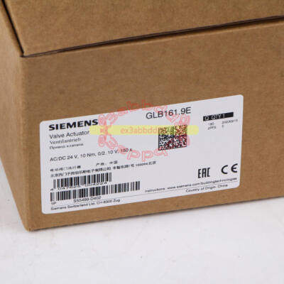 1PCS NEW SIEMENS GLB161.9E 24V 10Nm Valve actuator