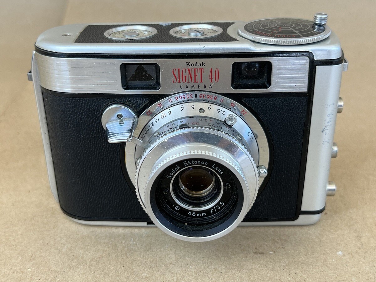 Kodak Signet 40 Ektar 46mm F3.5 純正革ケース付 【公式通販】