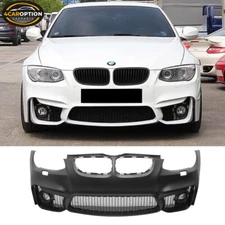 Fits 11-13 E92 E93 LCI Coupe M4 Style Front Bumper Conversion With Fog Light PP