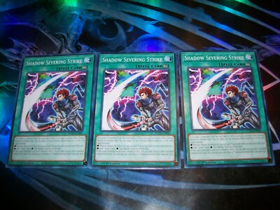3x Shadow Severing Strike 1st Edition Common SUDA-EN085 Yu-Gi-Oh!