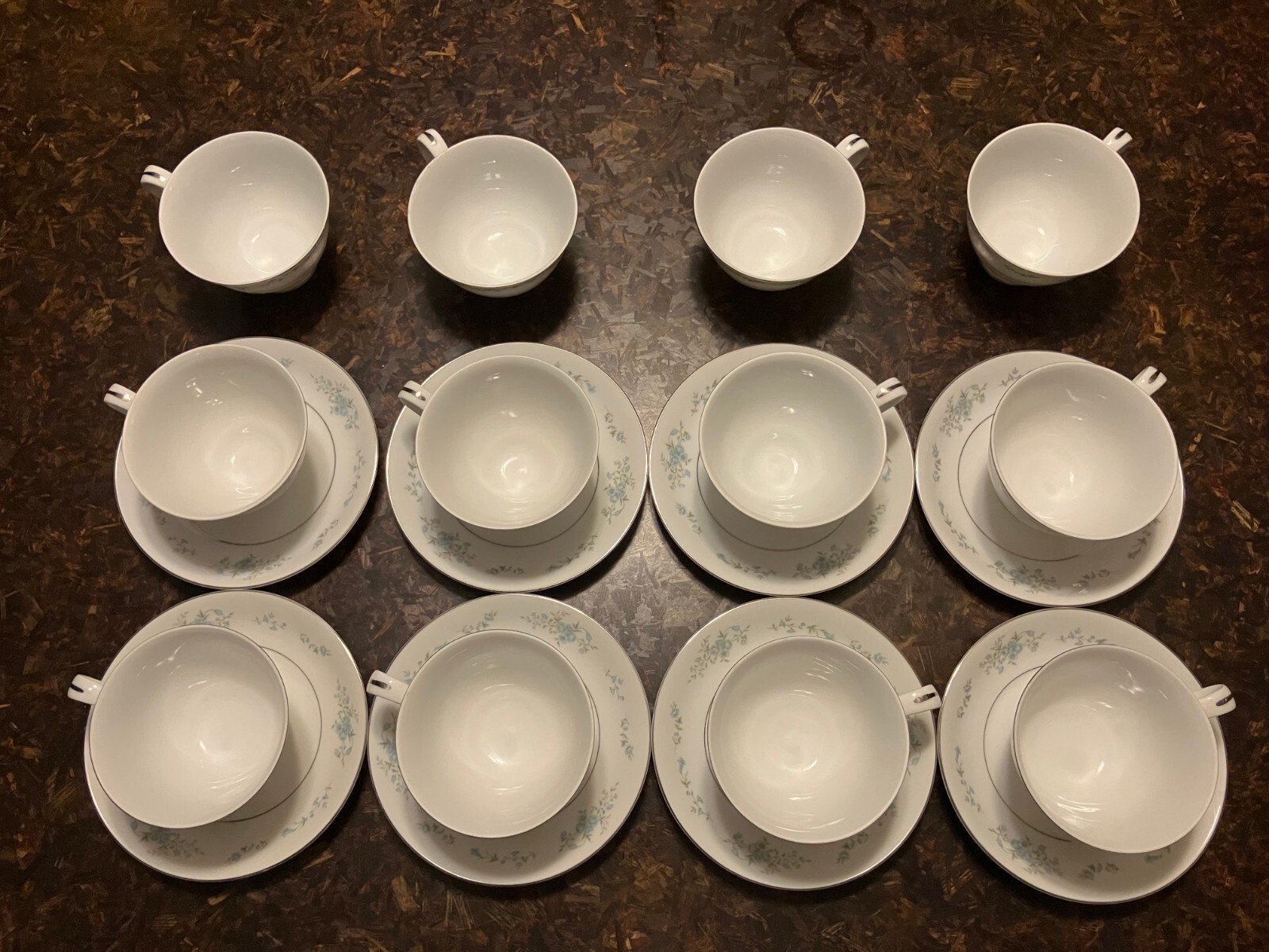 VINTAGE STAMFORD 331 - WYNDHAM Set of 8 COFFEE CUP & SAUCER + 4 ...