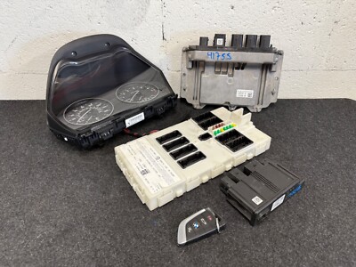   16-20 BMW F48 X1 2.0L Engine DME BDC CLUSTER Key ECU Unit Set OEM   99K