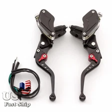 Universal 300cc 7/8'' Dua Hydraulic Brake Clutch Master Cylinder Reservoir Lever