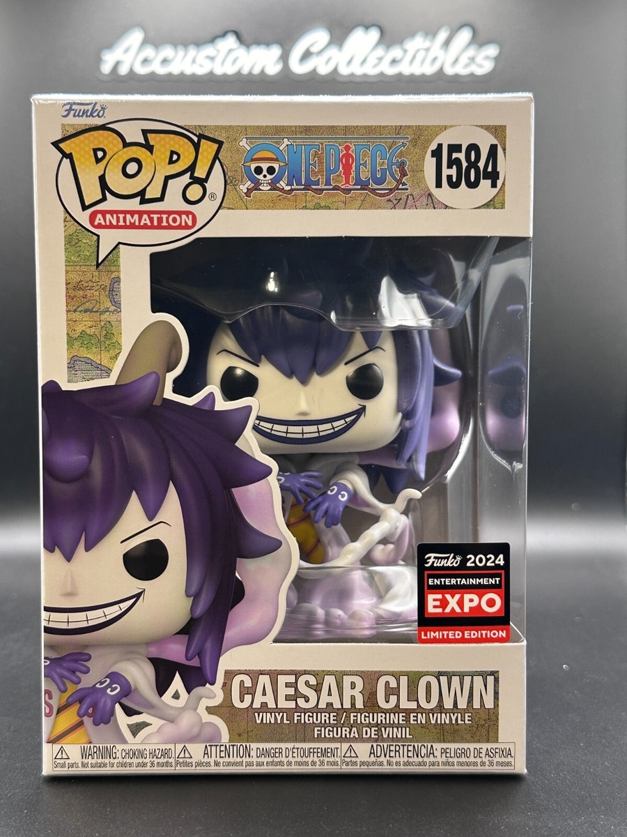 Funko Pop! One Piece – Caesar Clown N°1584, édition Limitée Chicago Comic Con 2024, Neuve
