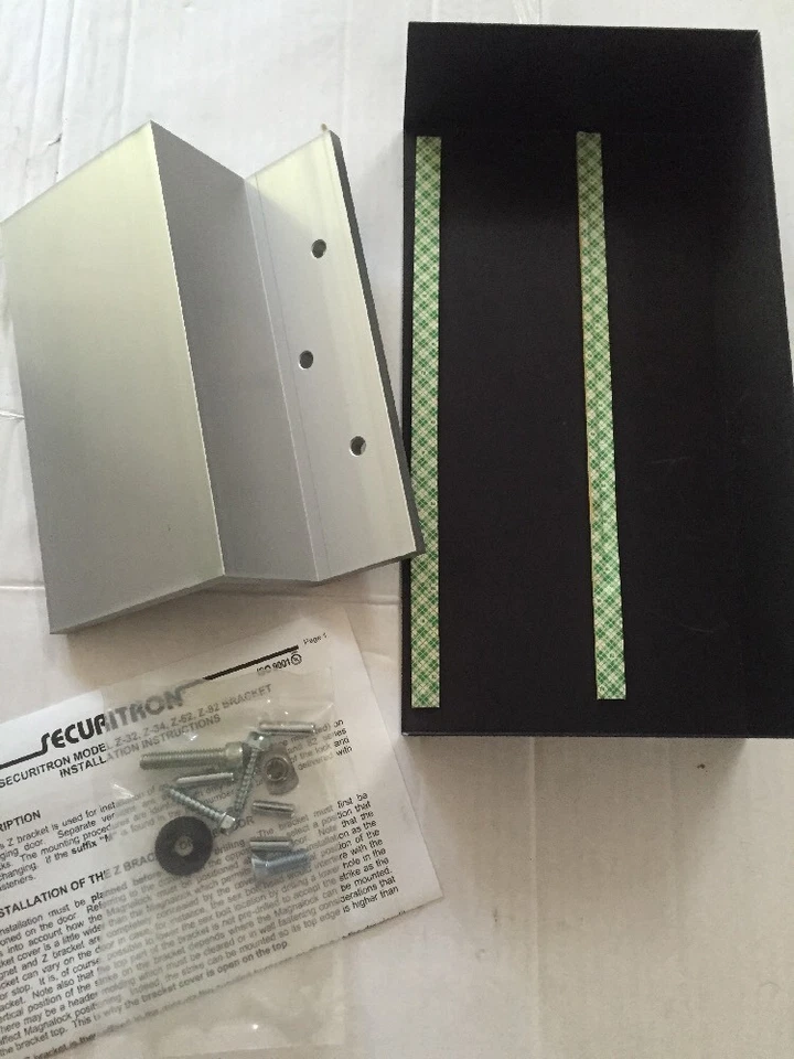 Securitron Z-82BK A Z-Bracket, Black ANODIZED - Image 2 of 4