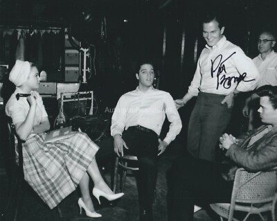 Pat Boone HAND SIGNED 8x10 Foto, Autogramm April In Stardust, Elvis Presley 5