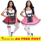 Oktoberfest Beer Girl Costume Octoberfest German Bavarian Wench Maid Fancy Dress