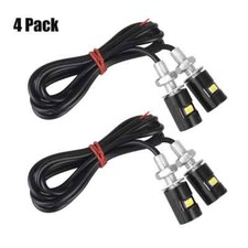 4 License Plate Light Tag Screw Bolt Lamp 12v White Led Bulb For Car Motorcycle 4 License Plate Light Tag Screw Bolt Lamp 12v White Led Bulb For Car Motorcycle