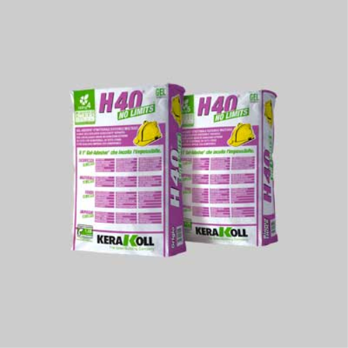 Colla per piastrelle 'h40 no limits' kerakoll 25 kg - col. grigio (25 kg)