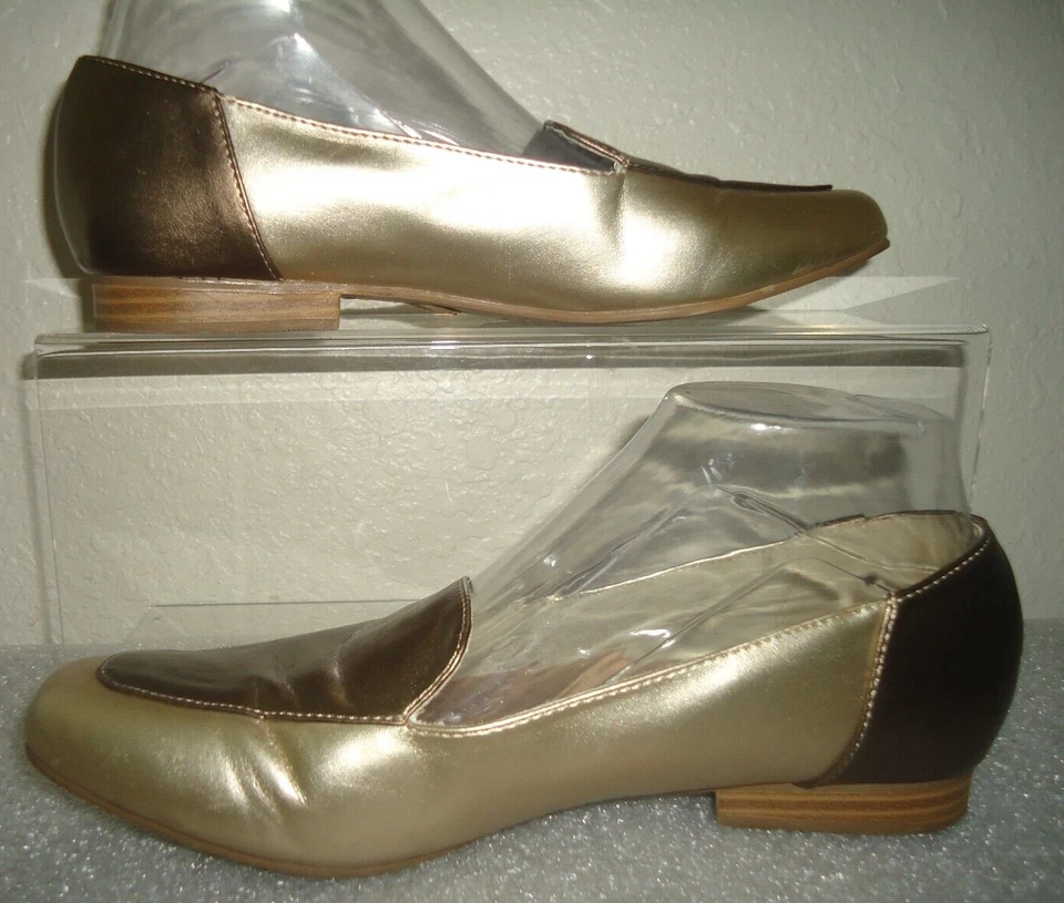 Mocasines para mujer Gloria Vanderbilt Marjorie espuma viscoelástica punta cerrada sin cordones talla 8 Foto 3 de 4