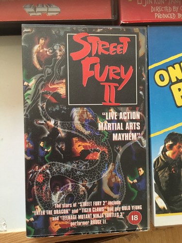 7x Vintage Martial Arts Big Box Ex Rental VHS Film Cassette Tapes Bundle - Picture 5 of 21