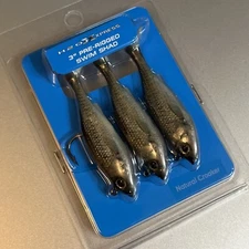 H20 Xpress 3” Pre-Rigged Swim Shad Natural Croaker Swim Shad Swim Rigged Bait