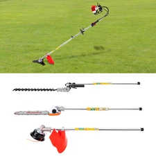 52cc 4 in 1 Multi Functional Trimming Tools Gas Hedge Trimmer Weed Eater 2.3HP