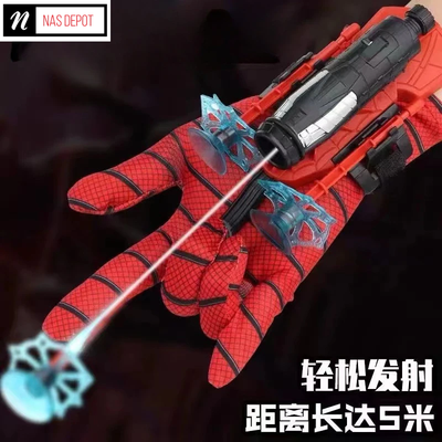 Set Guanti Lanciatore Ragnatele Spider-Man - Giocattolo Con Proiettili In Spugna, Per Cosplay E Giochi All'Aperto - Foto 12