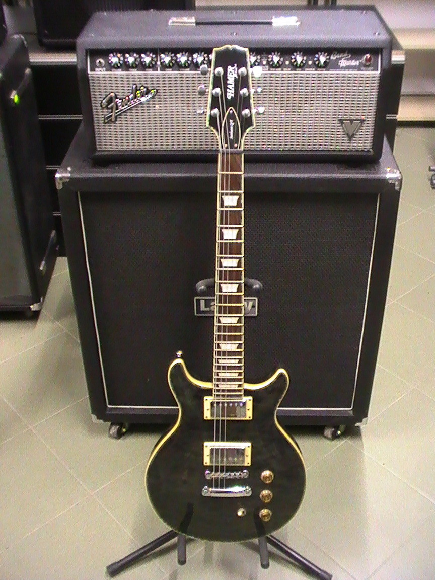 ギター humm Sterling by MusicMan / MAJ200XFM -Blood Orange Burst