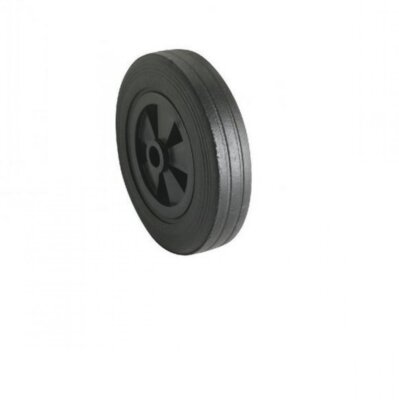 Winterhoff 200V Rad 200 x 50 Ersatzrad Vollgummi für Stützrad PKW Anhänger 