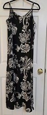 NWT $89 Vince Camuto Womens Black Floral Sleeveless Dress Size S