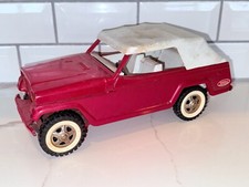Vintage Original Tonka 1970 No. 2245 Red Jeepster Convertible Sedan - Jeep - Hb1