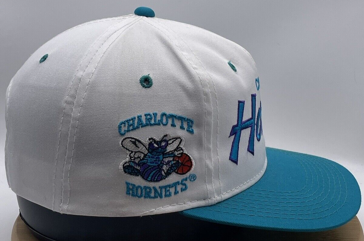 Vintage Sports Specialties Charlotte Hornets Two Tone Twill Script