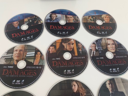 The Damages - Complete Series DVD’s All 5 Seasons on 15 Discs Box Set - Foto 4 di 6