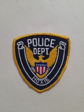 🎬 VINTAGE AMERICAN POLICE PATCH. badge 