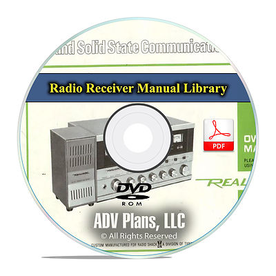 Radio Receiver, Transceiver, Scanner Manuals Schematics, Realistic, ICOM DVD F47