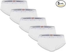 [Set of 5] BVD Gold Men's Briefs Bikini Color Type S~XL White only M/I Thailand