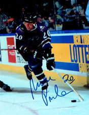 Michael Pivonka Signed 8x10 Photo Washington Capitals AUTOGRAPH