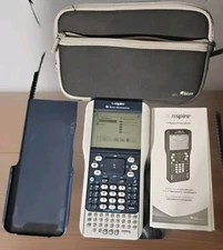 Texas Instruments Ti-Nspire Tx Handheld Graphing Calculator Case & Manual