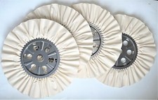   Four  Airway Buffing Wheels 16 x 7  x 1-1/4 White- 16 Ply