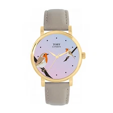 Toff London TLWS-83479 Ladies Robins Bird Watch