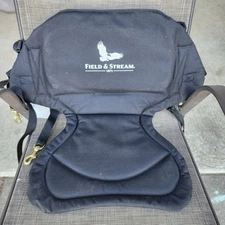 Field & Stream Adjustable Kayak Seat Black Padded Back Support 2017 Beginner