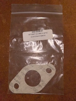 Discharge Shut Off Valve Gasket for Bitzer - 372704-01 two pack