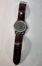 Mens Stuhrling Original Automatic Watch-20 Jewels-Leather Band- Excellent Cond.