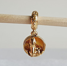 Pandora Disney Lion King Simba & Mufasa Dangle Charm 18K Gold Plated S925 ALE