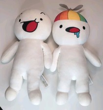 The Odd 1s Out James  Baby Plooosh Plush Lot - 2x 10" Soft Stuffed Toys, EUC