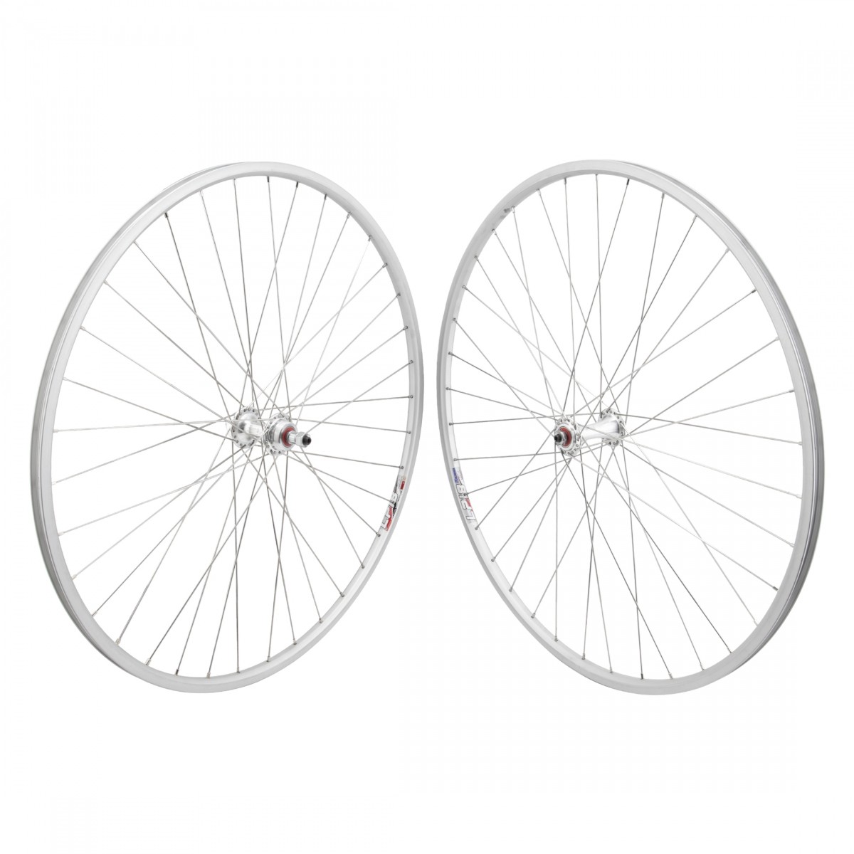 27-Inch Weinmann LP18 Wheelset with QR Axle - Silver Rim Brake Clincher for