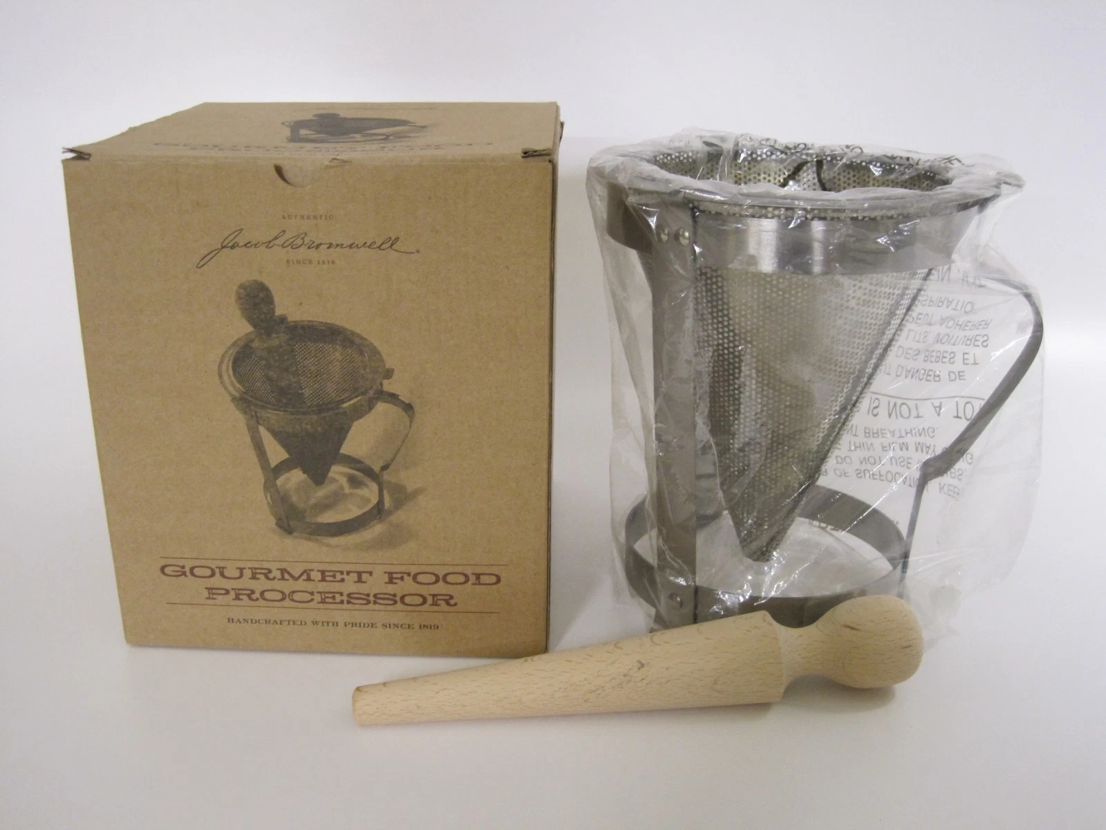 J. Bromwell Rotary Ricer Gourmet Food Processor Sieve Strainer Stainless Steel