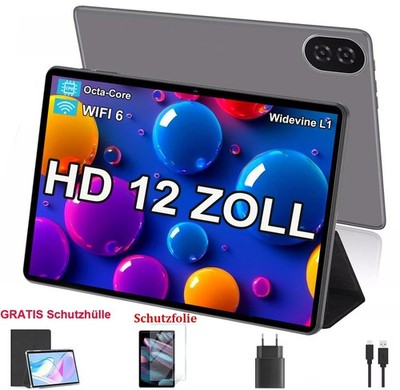 2025 PAD 12'' Tablet Android 15 Tablet 24GB+256GB 8000mAh 13MP+8MP 5GWIFI USB-C