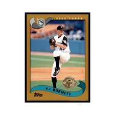 2002 Topps Home Team Advantage A.J. Burnett Baseball Cards #546