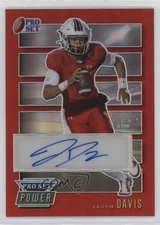 2024 Leaf Pro Set Metal Power Red Prismatic /3 Jadyn Davis #PW-JD1 Auto 3pb