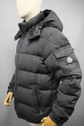 MONCLER MONTGENEVRE GIUBBOTTO Gray Flannel Hooded Used Down Jacket Mens Size L/5