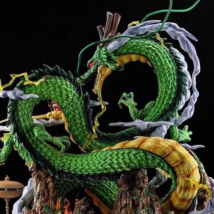 Dragon Ball Z Goku & Shenron Statue Figure – 9.5" Anime Collectible PVC Figure View 3