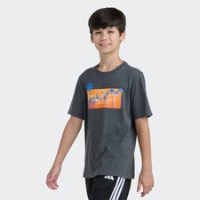 adidas kids SS BBALL TROPICAL TEE